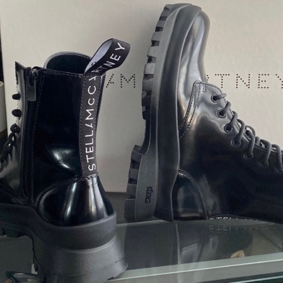 Stella McCartney Trace Combat Boot - Picture 2 of 8